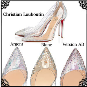 入手困難品!★ Christian Louboutin★degrastrass パンプス ヒール 100mm 1191447W081、1191586CN1H、3190804Q174