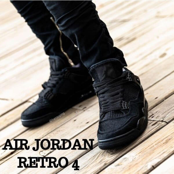 人気☆即完売！ナイキ ジョーダン4 ブラックキャット 偽物 AIR JORDAN RETRO 4 CU1110 010