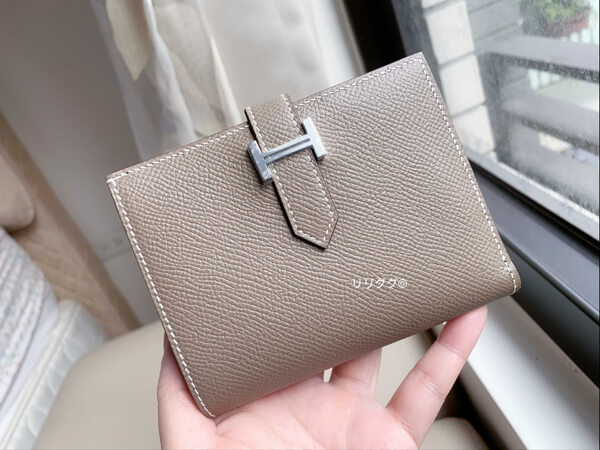 入手困難 エルメス 財布 コピー ベアン☆コンパクト☆エトープ エトゥープ H039790CC18 KP30