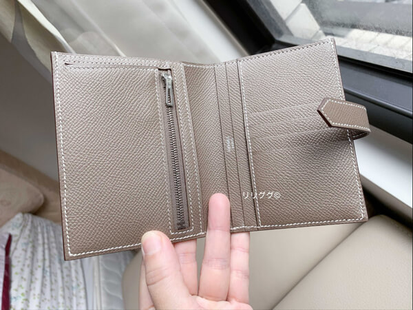 入手困難 エルメス 財布 コピー ベアン☆コンパクト☆エトープ エトゥープ H039790CC18 KP30