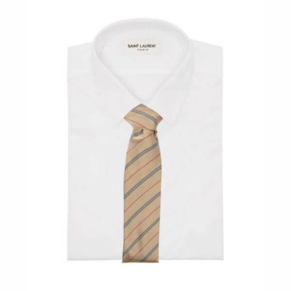 【BURBERRY】ノバストライプ シルクネクタイ ベージュ