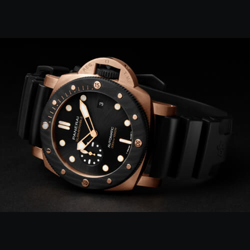 パネライ PAM01070 サブマーシブル・GOLDTECH™・オロカーボ 44MM