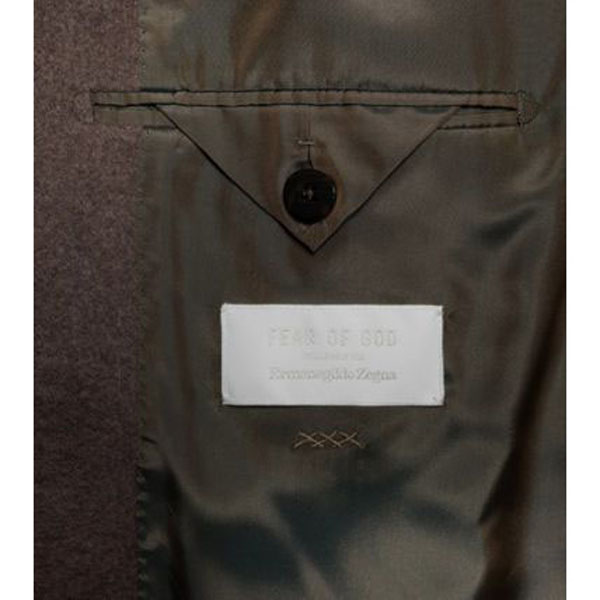 【日本未入荷】FEAR OF GOD Zegna ウールシングルブレストコート