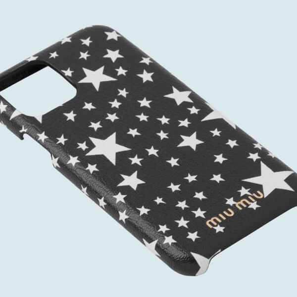 ミュウミュウ iphoneケース コピー 込星が可愛い ミュウミュウマドラス IPHONE11PROケース