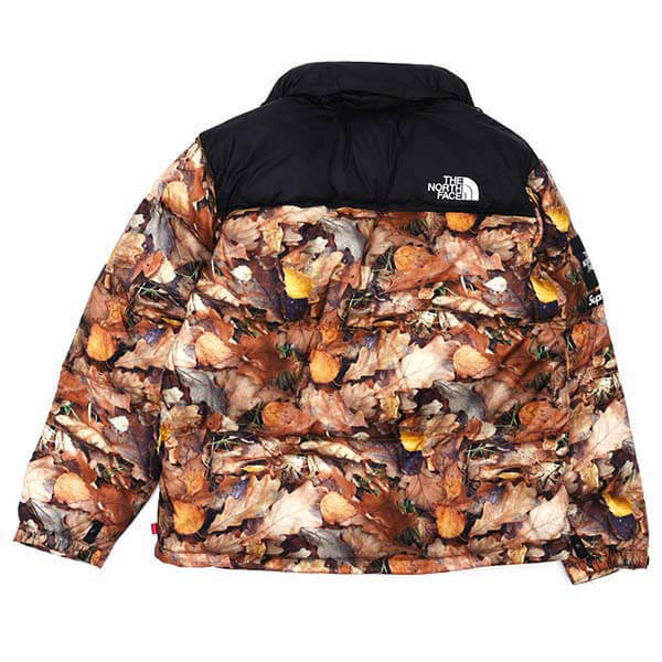 シュプリーム ノースフェイス 偽物 Nuptse Jacket リーフ supreme0112