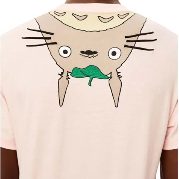 可愛いロエベ×となりのトトロコットン Tシャツ 偽物 アニメ コラボ 服 2023