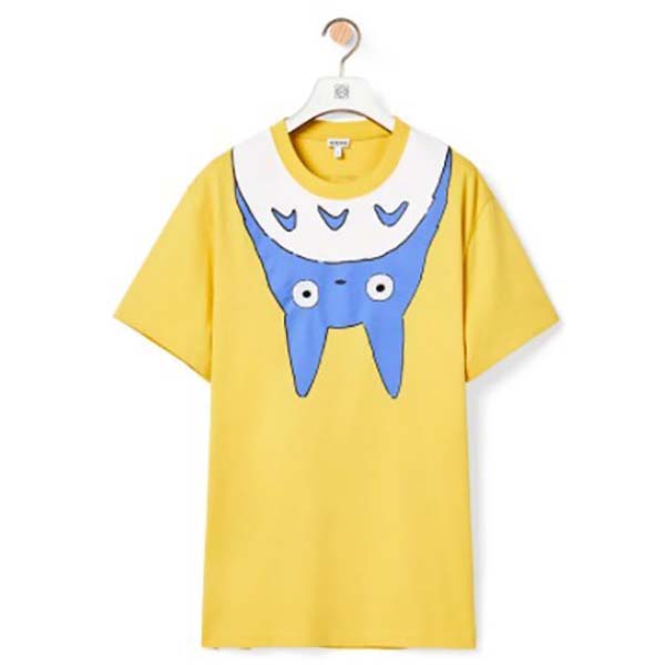 可愛いロエベ×となりのトトロコットン Tシャツ 偽物 アニメ コラボ 服 2023