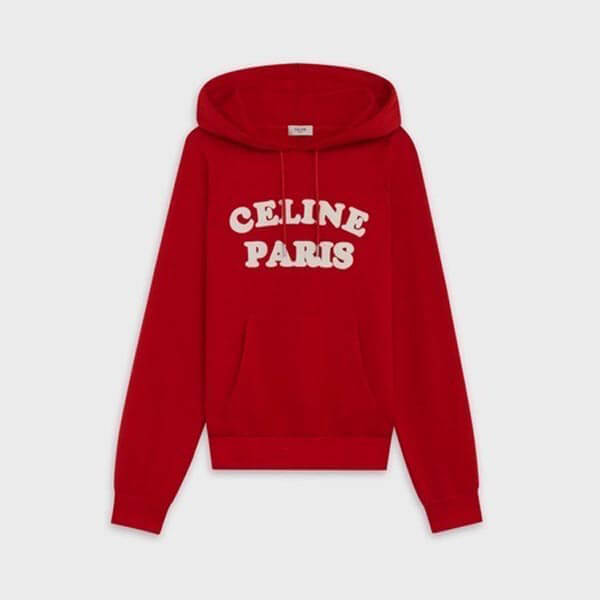 21SS セリーヌ パーカー コピー PARISスウェット コットン&カシミア2Y147607F27RW
