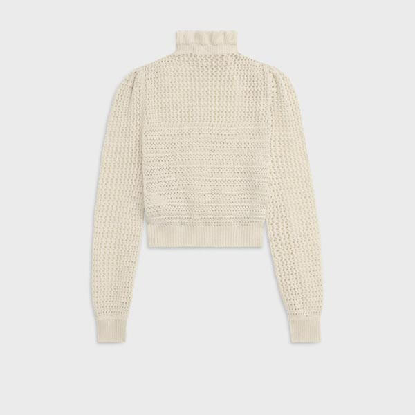 <新作21SS>フリル クルーネックーセーター●セリーヌ●全2色2A31E536M.11PY