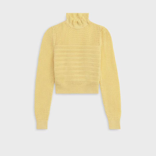 <新作21SS>フリル クルーネックーセーター●セリーヌ●全2色2A31E536M.11PY