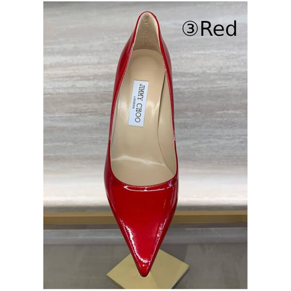 ジミ ーチュウ☆Agnes Patent leather パンプスコピー☆送料込