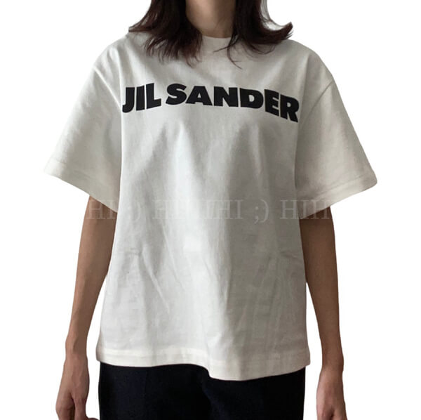 ジルサンダー tシャツ 偽物 ロゴプリント ロゴT コピー JSMS707045-MS248708