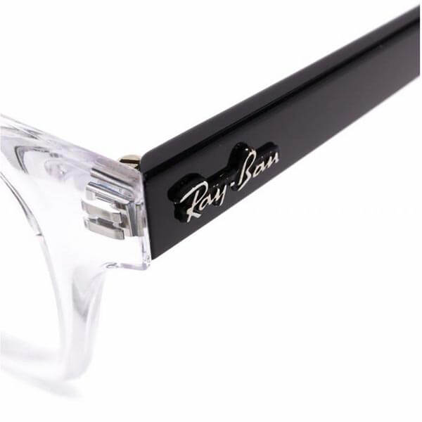 【 レイバン 】コピーRB4323V OPTICS クリア黒★関税込