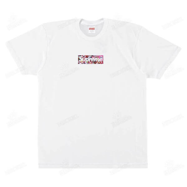 シュプリーム コピー カイカイキキ パーカー 偽物 Takashi Murakami COVID-19 Relief Box Logo Tee
