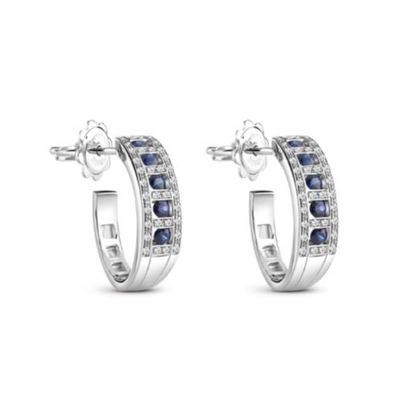 【人気商品】Damiani*Belle Epoque ホワイトゴールド ダイヤモンド ピアス 偽物20062796
