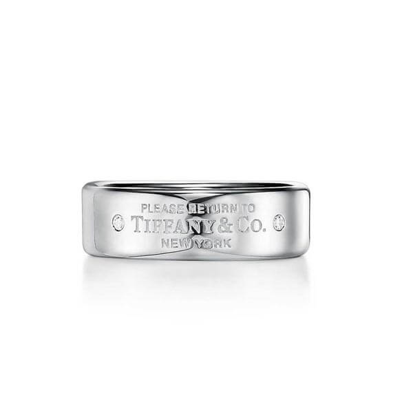 ティファニー 偽物 ナローリング 新作！お揃いで Return to Tiffany シルバー tiffany5801