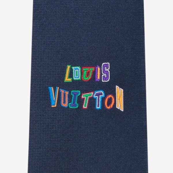 21FW【LVxNBAコラボ】モノグラム レター 偽物7cm ネクタイ MP3041