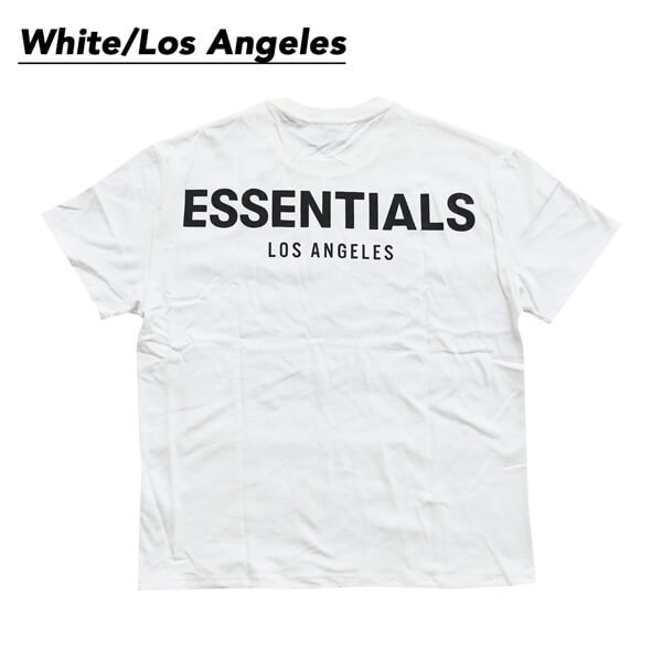 エッセンシャルズ essentials tシャツ 偽物 FEAR OF GOD Los Angels Boxy T-shirts 多色