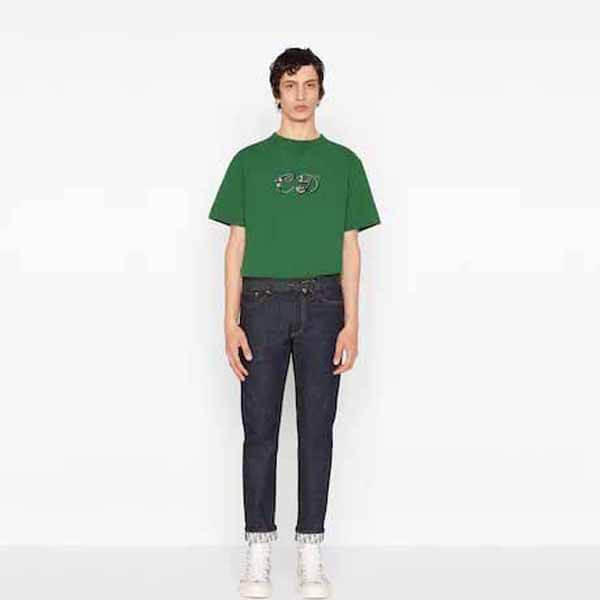 ″ディオール ケニーシャープ人気話題コラボ!″オーバーサイズ Tシャツ偽物☆4色