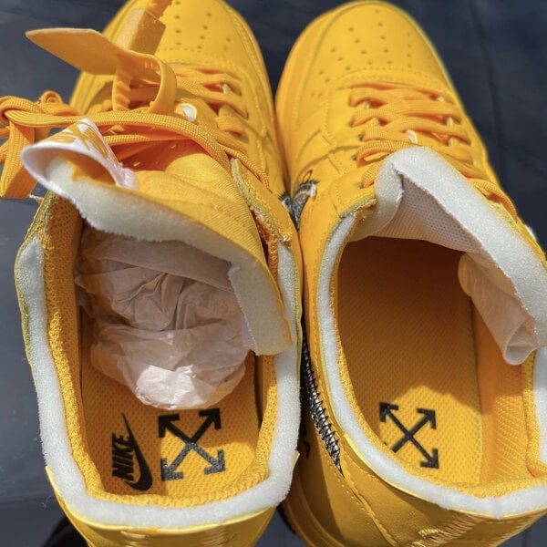 入手困難品！OFF WHITE ナイキ エアフォース1 偽物☆超限定♪ Air Force 1 Low スニーカー