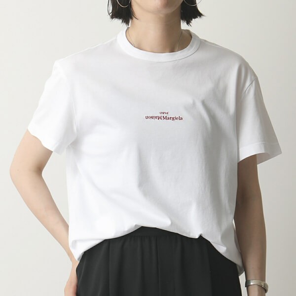 マルジェラ ディストーテッド ミニロゴ Tシャツ S30GC070