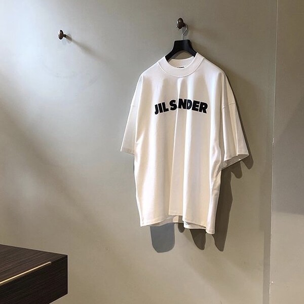 ジルサンダー tシャツ 偽物 ロゴプリント ロゴT コピー JSMS707045-MS248708