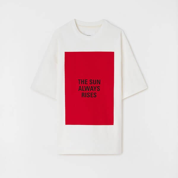 2021SS新作【ジルサンダー】クルーネック Tシャツ プリント 偽物 cotton JSMS707043-MS248508