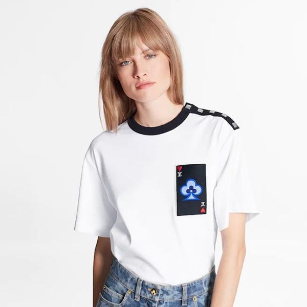 ルイヴィトン Tシャツ スーパーコピー レディース 2色 1A8M7B