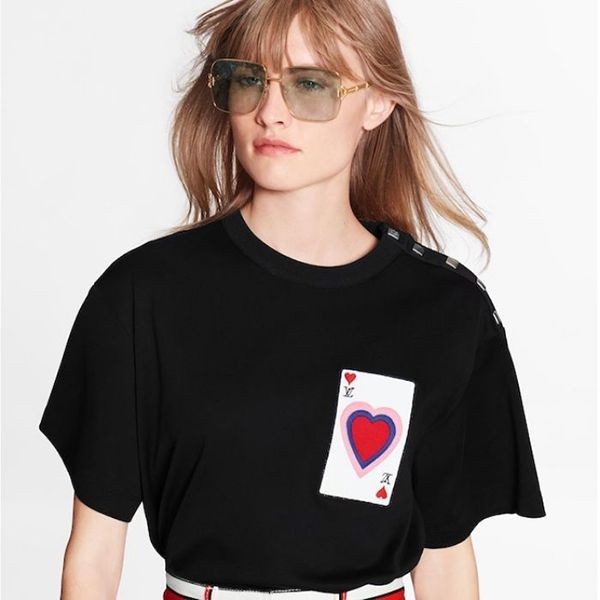 ルイヴィトン Tシャツ スーパーコピー レディース 2色 1A8M7B