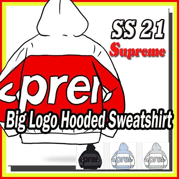シュプリーム ◆ SS21 ◆ Big Logo Hooded Sweatshirt シュプリーム ビッグロゴ フーディー