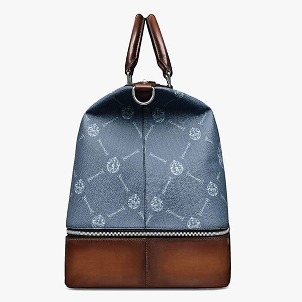 ベルルッティ 偽物◆ヴィアッジョ キャンバス&レザー トラベル バッグ VIAGGIO-T9