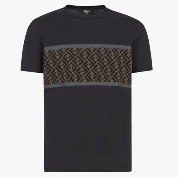 フェンディ Tシャツ パロディ 半袖 クルーネック ティシャツ 人気 FAF532AD3CF0GME