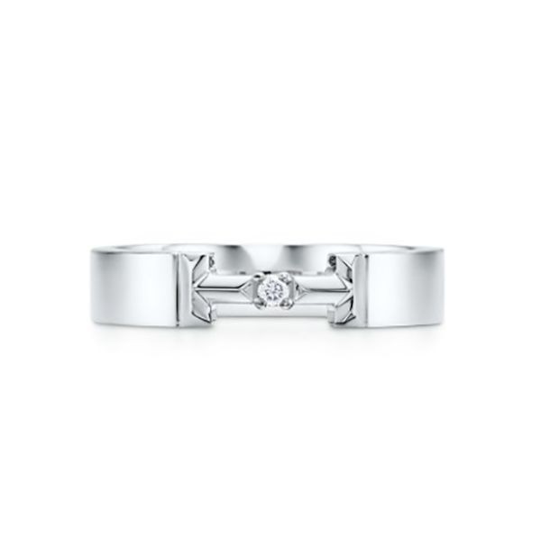 大人気★即完売必至ティファニー コピーTシリーズ トュルーダイヤモンドリング 18k 4mm