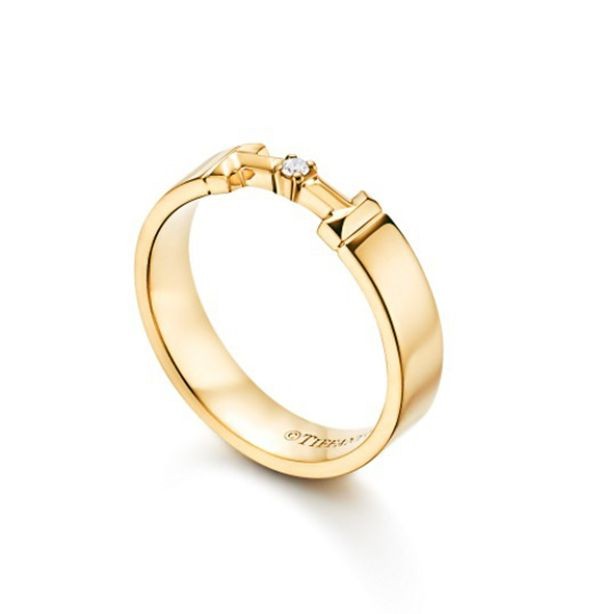 大人気★即完売必至ティファニー コピーTシリーズ トュルーダイヤモンドリング 18k 4mm