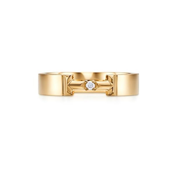 大人気★即完売必至ティファニー コピーTシリーズ トュルーダイヤモンドリング 18k 4mm