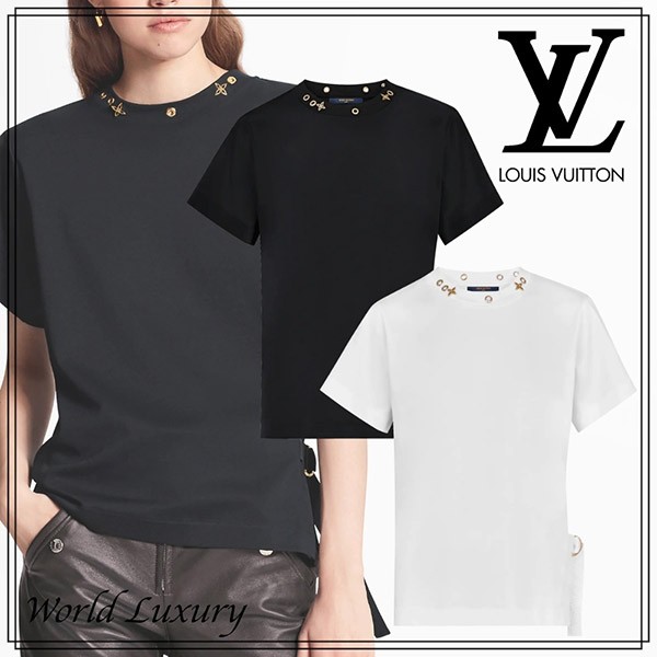 おすすめルイヴィトン サイドストラップTシャツ スーパーコピー 2色 1A4PF8