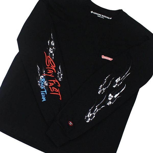 ★クロムハーツ N級品★マティボーイ Stay Fast 長袖 Tシャツ j2208113