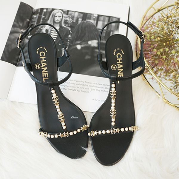 シャネル サンダル スーパーコピー SANDAL BLACK G36122