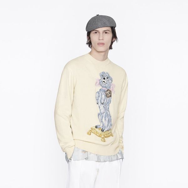 ディオール BOBBY セーター 偽物 カシミア ラウンドネック 2色 243M635AT460_C085