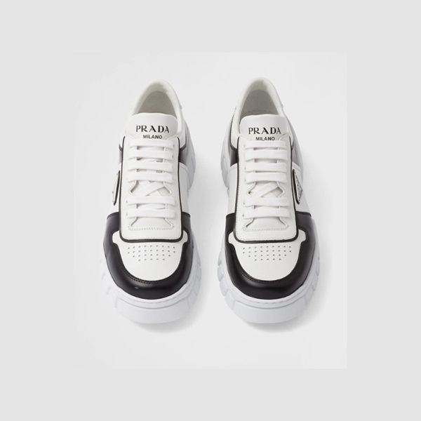 口コミで高評価！プラダ メンズレザースニーカー コピー Leather sneakers送料込