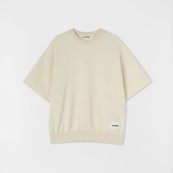 ジルサンダー トレーナー スウェットTシャツ 偽物 半袖 コットン ロゴ J40GC0105