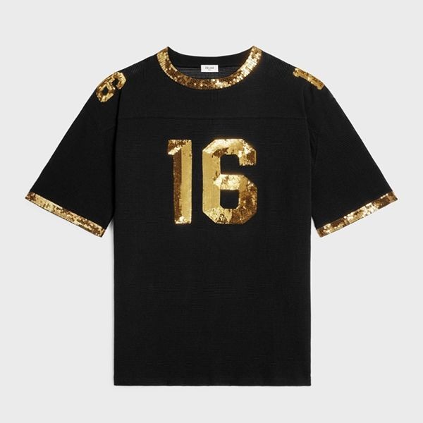 セリーヌ 16 エンブロイダリー Tシャツ 偽物 2X26F818I.38NG