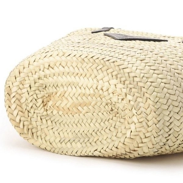 注目度抜群！プラダ かごバッグ 偽物WOVEN PALM X LEATHER トートバッグ★2色