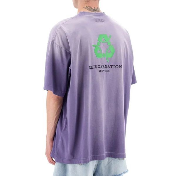 高品質ヴェトモン 偽物 NOT DOING SHIT TODAY Tシャツ UE63TR320L LILAC