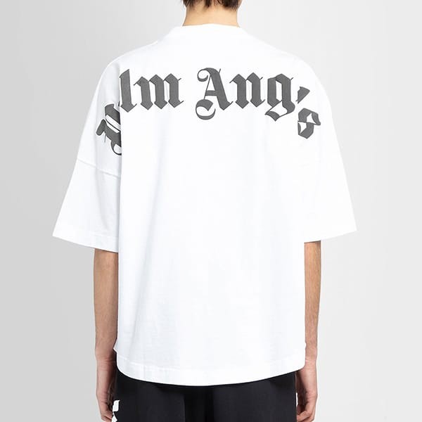 パームエンジェルス 偽物 コピー ロゴ オーバーTシャツ 2色展開 591883