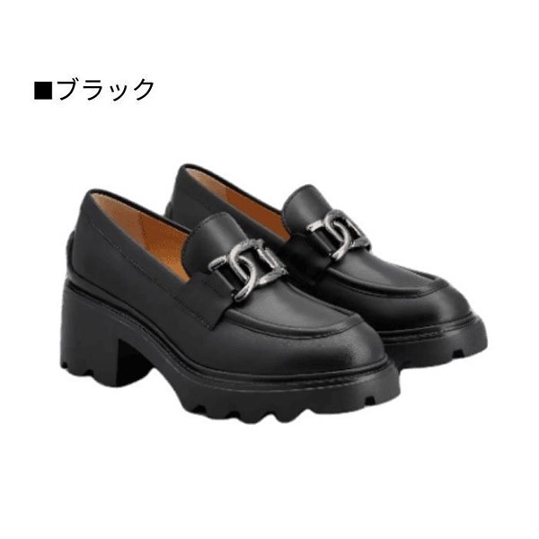 ☆すぐ届く☆【トッズ コピー】ケイト レザー ローファー 6cm ヒールXXW08D0HR