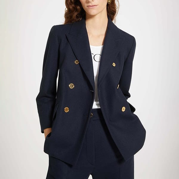 Patou スーパーコピー ダブルブレスト ウール＆カシミアジャケット JA0010003601N