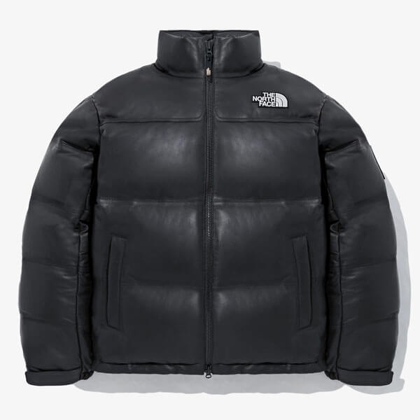ノースフェイス ECO LEATHER NUPTSE 偽物 ダウンジャケット 送料・関税込