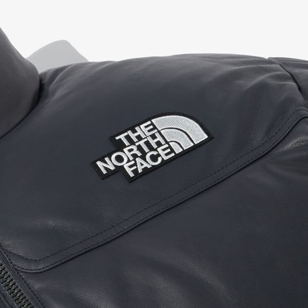 ノースフェイス ECO LEATHER NUPTSE 偽物 ダウンジャケット 送料・関税込
