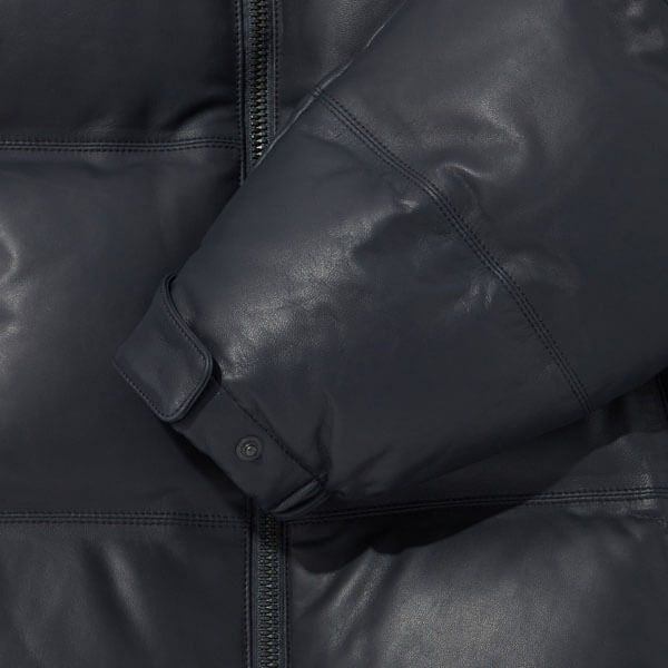 ノースフェイス ECO LEATHER NUPTSE 偽物 ダウンジャケット 送料・関税込